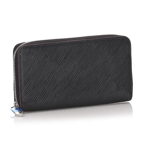 louis vuitton long wallet epi black|Louis Vuitton small zippy wallet.